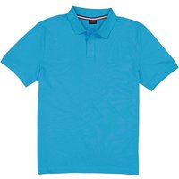 HECHTER PARIS Herren Polo-Shirt blau Baumwoll-Piqué von HECHTER PARIS