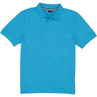 HECHTER PARIS Herren Polo-Shirt blau Baumwoll-Piqué von HECHTER PARIS