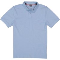 HECHTER PARIS Herren Polo-Shirt blau Baumwoll-Piqué von HECHTER PARIS