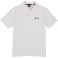 HECHTER PARIS Herren Polo-Shirt weiß Baumwoll-Piqué von HECHTER PARIS