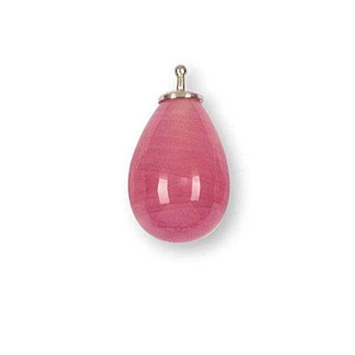 HEIDE HEINZENDORFF Einhängerpaar Tropfen Pink Hell, 12 x 16 mm, vergoldet von HEIDE HEINZENDORFF