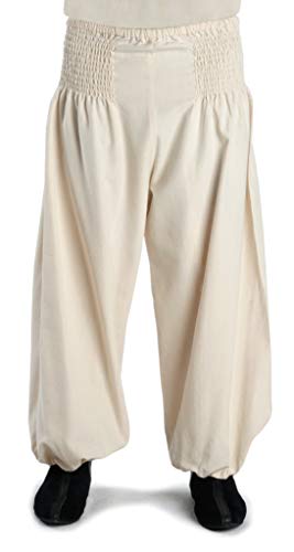 HEMAD Herren Hose Muck-Pluderhose beige S/M von HEMAD