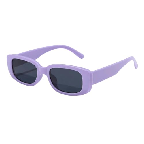 HENGIN Sonnenbrille Sonnenbrille Männer Rechteck Kleine Sonnenbrille Uv400-Lila von HENGIN