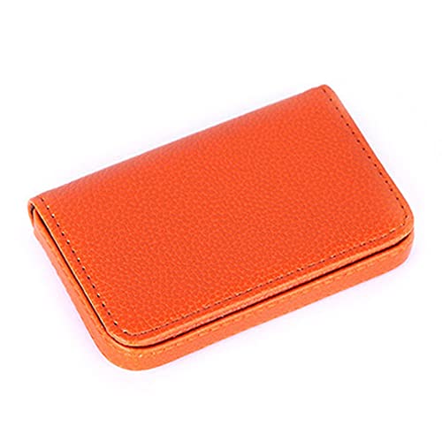 Kartenhülle Magnetschnalle Visitenkartenetui Business Herren Kartenhalter Mode Leder Damen Große Kapazität Tragbares Visitenkartenetui Visitenkartenhalter (Color : 06) von HEXEH