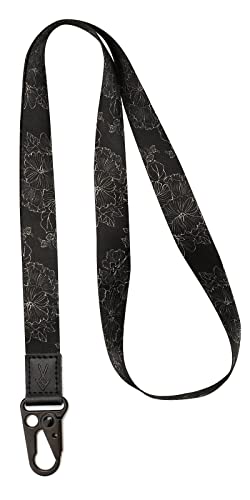 HEZEN Coole Lanyard für Schlüssel, Halsriemen Schlüsselbund für Frauen, Lanyard Logo für Männer, ID Lanyard (Blume4) von HEZEN