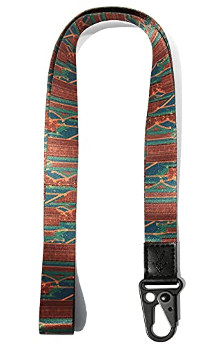 HEZEN Coole Lanyard für Schlüssel, Halsriemen Schlüsselbund für Frauen, Lanyard Logo für Männer, ID Lanyard (Blume2) von HEZEN