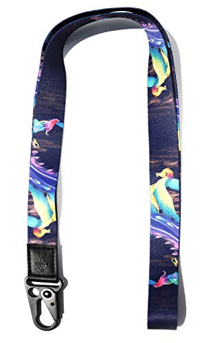 HEZEN Coole Lanyard für Schlüssel, Halsriemen Schlüsselbund für Frauen, Lanyard Logo für Männer, ID Lanyard (Design A) von HEZEN