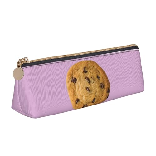 HGKHadc Federmäppchen aus Leder mit Schokoladen-Plätzchen-Aufdruck, für Schule, Reisen, Make-up, Aufbewahrung, Schreibutensilien, Pinsel, weiß, Einheitsgröße HGKHadc Federmäppchen aus Leder mit Schokoladen-Plätzchen-Aufdruck, für Schule, Reisen, Make-up, Aufbewahrung, Schreibutensilien, Pinsel, weiß, Einheitsgröße von HGKHadc