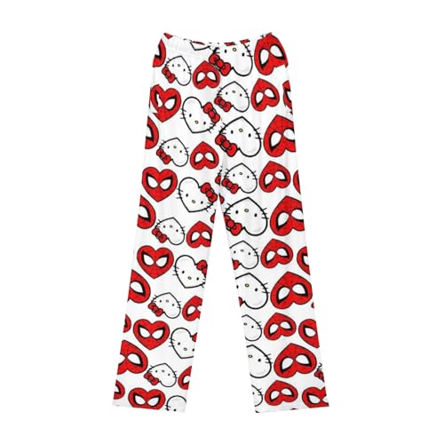 Damen-Schlafanzug-Hose Schlafanzug Plüsch Pyjama Plushie Kawaii Freizeithose Damen Damen-Winter-Schlafanzüge Aus Flanell Pyjama Flauschig Große Größe Damen Pyjamas Und Home Kleidung Flanellhose von HGWOPGASD