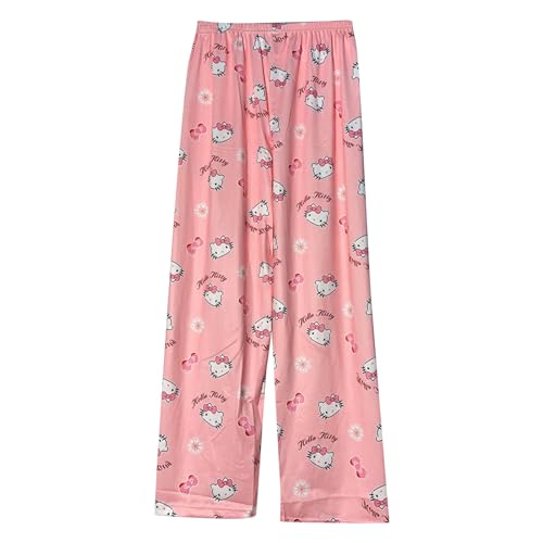 Plüschhose Damen Plüsch Schlafanzug Damen Plushie Kawaii Flauschige Hose Damen Luftige Hose Damen Karierte Pyjamahose Für Frauen Schlafanzug Damen Plüsch Plüsch Pyjama Damen Pyjama Flauschig von HGWOPGASD