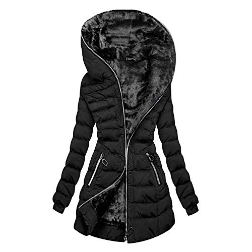 HHOP steppweste lang damen übergangsmantel winterjacke damen 50 größe jacke college jacke vintage wasserdichter wintermantel damen wimterjacke dame tshirt teenager mädchen damen lange weste von HHOP