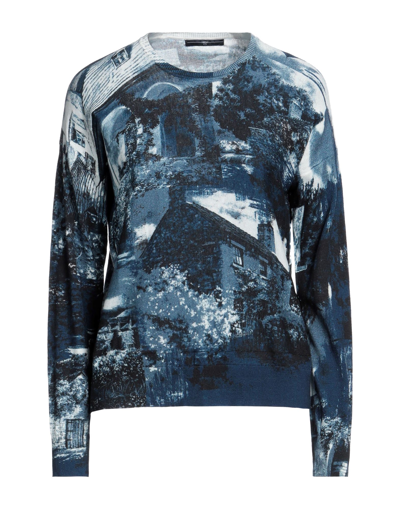 HIGH Pullover Damen Marineblau von HIGH