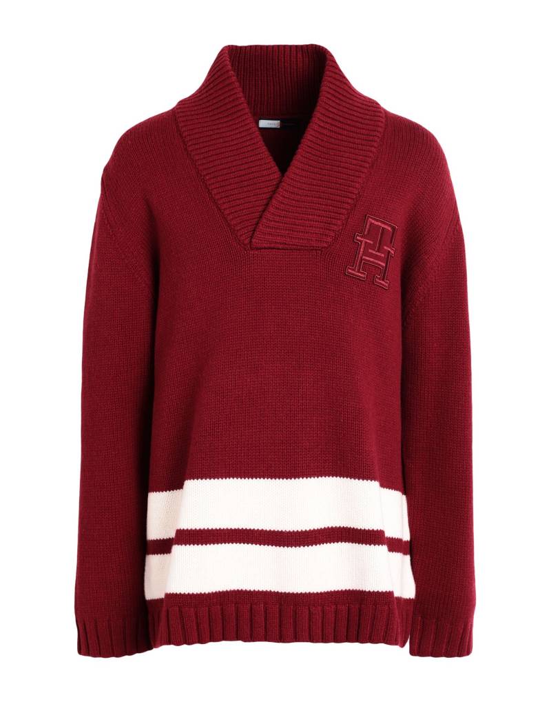 HILFIGER COLLECTION Pullover Herren Bordeaux von HILFIGER COLLECTION