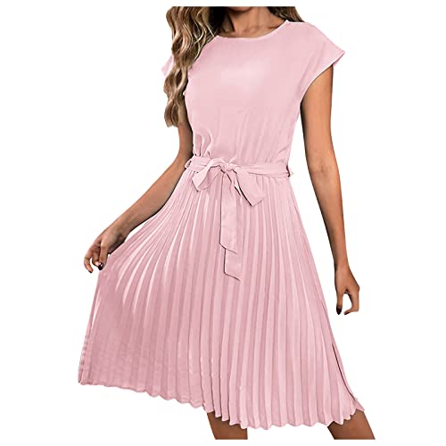 HINTSAN Damen Kleid Strandkleider Große Größen Midi Kleid Damen Sommerkleider Lang Schwarz Weißes Kleid Kleid Grün Lang Enge Kleider Damen von HINTSAN