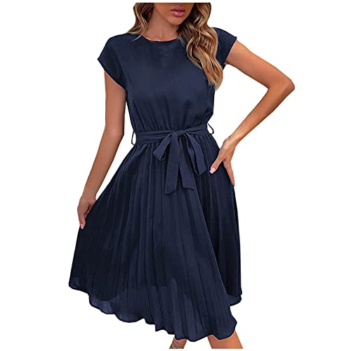 HINTSAN Damen Sommerkleid, Sommerkleid Damen Elegant, Sommerkleid Damen Kurz, Sommerkleid Damen Leicht, Sommerkleid Lang, Strandkleid Damen Lang, Sommerkleider Knielang, Schicke Sommerkleider von HINTSAN