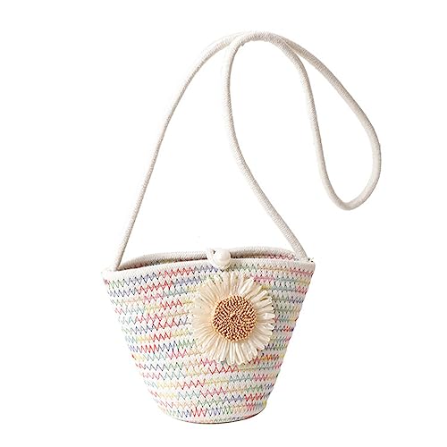 HIOPOIUYT SummerBeach Umhängetasche aus Rattan, für Damen und Mädchen, mit Dekor, Khaki/Rot/Bunt, einzigartige Handtasche HIOPOIUYT SummerBeach Umhängetasche aus Rattan, für Damen und Mädchen, mit Dekor, Khaki/Rot/Bunt, einzigartige Handtasche von HIOPOIUYT