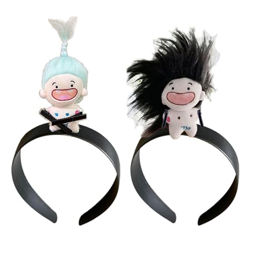 Niedliches Stirnband, lustig, zahnlos, Haarreif, Haarnadel, perfekt für Party, Cosplay, Kopfschmuck, Schmuck, Geschenk, Haarnadel, 2 Stück von HIOPOIUYT