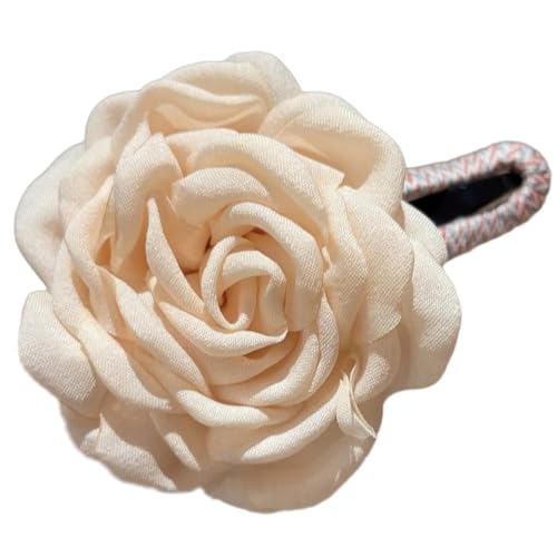 Süße Ballett-Blumen-Haarspange, große Rose, Haarnadel, Entenschnabel, Haarspangen für Frauen, SideBangs, Haarstyling-Werkzeug, große Blumen-Haarnadel von HIOPOIUYT