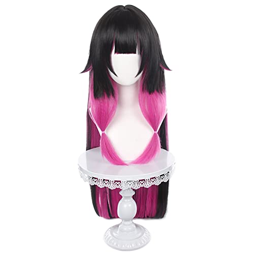 HIROAKIYA Damselette Columbina Wig, Genshin Impact Columbina Cosplay Wig with Wig Cap von HIROAKIYA