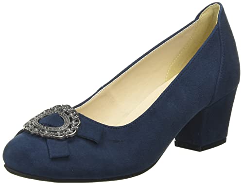 Hirschkogel Damen Pumps, d.blau, 41 EU von Hirschkogel