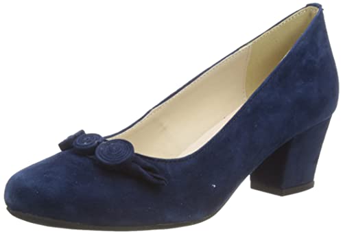 HIRSCHKOGEL Damen 3001712 Pumps, D Blau, 39 EU von Hirschkogel