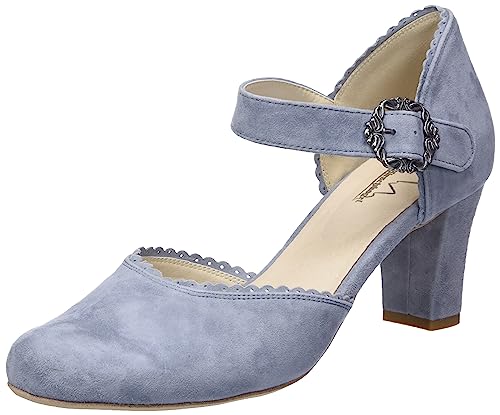 Hirschkogel Damen Pumps, h.blau, 41 EU von Hirschkogel