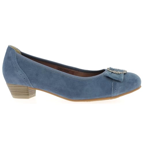 Hirschkogel Mädchen 3009220 Pumps, Blau (Jeans) von Hirschkogel