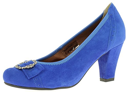 HIRSCHKOGEL Damen 3009226 Pumps, Blau, 39 EU von Hirschkogel