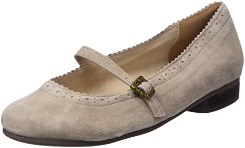 Hirschkogel Damen 3599213 Geschlossene Ballerinas, Taupe, 38 EU von Hirschkogel