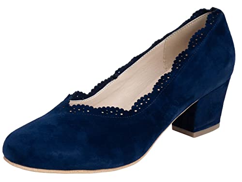 Hirschkogel Damen Pumps, d.blau, 37 EU von Hirschkogel