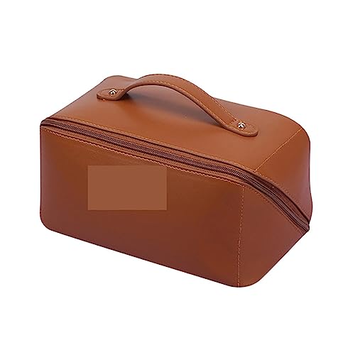 HJBFVXV Kosmetiktaschen Cosmetic Bag for Women Make Up Pouch Portable Washbag Travel Storage(Color:Mocha Brown) von HJBFVXV