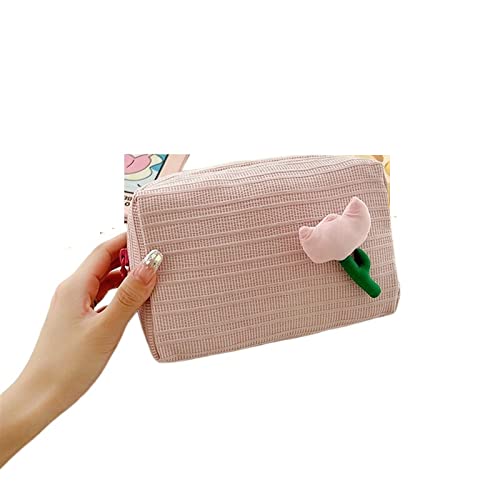 HJBFVXV Kosmetiktaschen Women Zipper Make Up Bag Travel Large Cosmetic Bag for Makeup Make Up Pouch Girls Portable Packet Cosmetic Bag von HJBFVXV