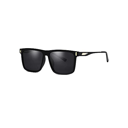 HJBFVXV Sonnenbrillen für Herren TR90 Polarisierte Sonnenbrille for Männer polarisierte HD-polarisierte Linse mit leichtem Rahmen(Color:Black) von HJBFVXV