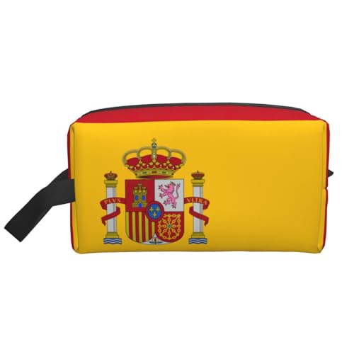 HJLUUFT Kulturbeutel mit spanischer Flagge, für Männer und Frauen, Reisen, Kulturbeutel, Organizer für Erwachsene, Tür, Zimmer, Weiss/opulenter Garten, Einheitsgröße HJLUUFT Kulturbeutel mit spanischer Flagge, für Männer und Frauen, Reisen, Kulturbeutel, Organizer für Erwachsene, Tür, Zimmer, Weiss/opulenter Garten, Einheitsgröße von HJLUUFT