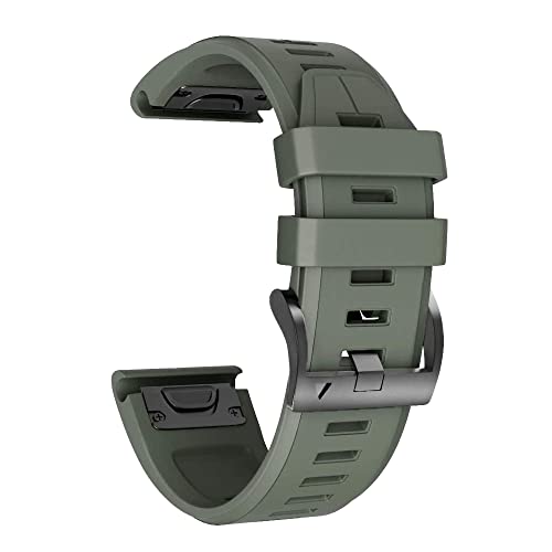 HKIDKK 26 22 mm Sport-Silikon-Armband für Garmin Fenix 6X 6 6S Pro 5X 5 5S Plus 3 3HR 935, einfache Passform, Schnellverschluss-Handgelenkbänder, Correa, 22mm Fenix 5 5Plus, Achat von HKIDKK