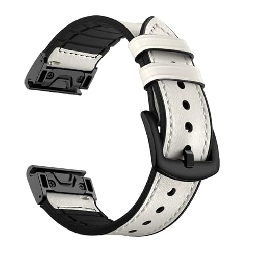 HKIDKK Uhrenarmband für Garmin Fenix 7 7X 6 6X Pro 5X 5 Plus 3HR 935 945, Schnellentriegelung, 22 mm / 26 mm, Lederband, Nylon-Handgelenkschlaufe, For Forerunner 935 945, Achat von HKIDKK