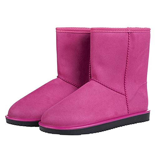 HKM 11126 Allwetterstiefel Davos, Wildlederoptik, Warmes Teddyfutter, Pink, 34 von HKM