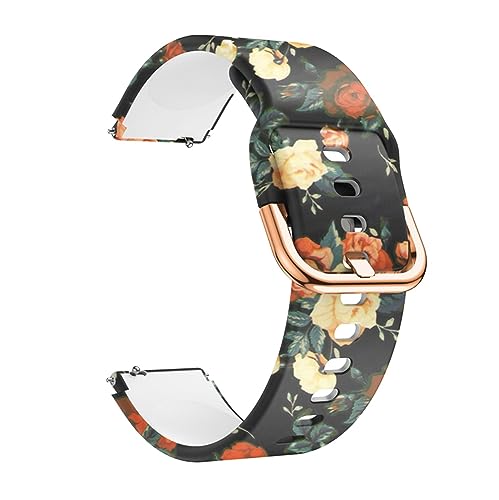 HKTS 18 mm Silikon-Armband für Garmin Vivoactive 3S 4S Venu 2S/Active S/Garmin Rey Watch Armband Loop Band Handgelenkbänder Armband, 18mm Rey, Achat von HKTS