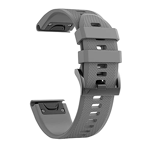 HKTS Smartwatch-Armband für Garmin Fenix 7 7X 6 6X Pro 5 5X Plus 3 HR 935 Mk2, Silikon-Armband, Schnellverschluss, Zubehör Starps, 22mm Fenix 7, Achat von HKTS