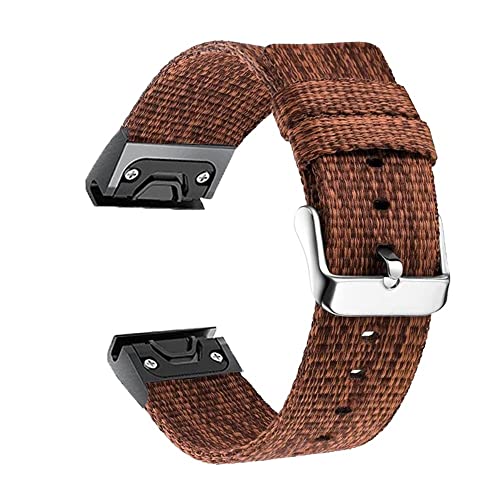 HKTS Uhrenarmband für Garmin Fenix 7 7X 6 6X 6S Pro 5 5X Plus 3 HR 935 Nylon Schnellverschluss Smartwatch Easyfit Armband, 26mm Descent Mk1 MK2, Achat von HKTS