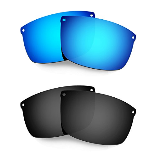 HKUCO Mens Replacement Lenses For Oakley Carbon Blade Sunglasses Blue/Black Polarized von HKUCO