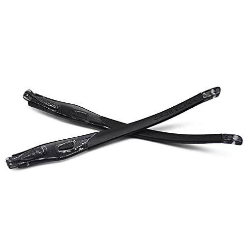 HKUCO Schwarz Gummiersatz Transparente Schwarz Rahmenbeine Für Oakley Crosslink Sweep/Switch von HKUCO