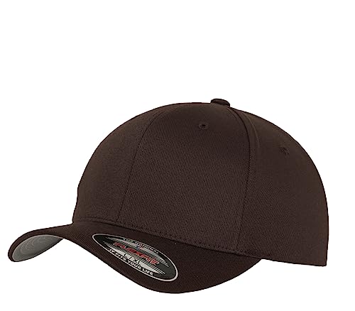 Flexfit Caps Wooly Combed Cap Delta Tartan Glen Unisex Cap Baseball XXS-XXL Basecap Mütze, L-XL, 1x Braun & 1x HL-Kauf Notizblock von HLKauf