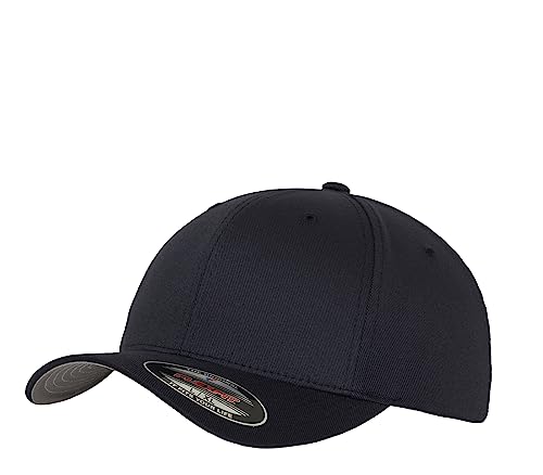 Flexfit Caps Wooly Combed Cap Delta Tartan Glen Unisex Cap Baseball XXS-XXL Basecap Mütze, L-XL, 1x Dark Navy & 1x HL-Kauf Notizblock von HLKauf