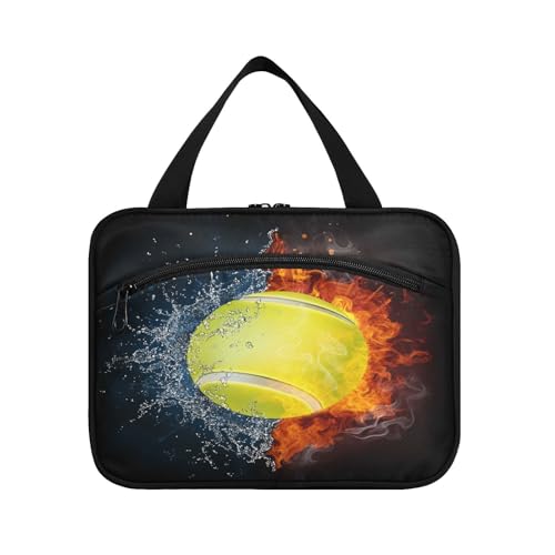 Kulturbeutel zum Aufhängen, für Damen, Herren, Jungen, Mädchen, Sport, Tennis, wasserdicht, Kosmetiktasche, Make-up-Tasche, Kulturbeutel, Organizer für Reiseutensilien, Flasche, multi, L von HMZXZ