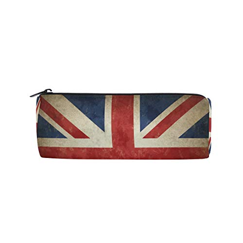 RXYY Jahrgang England Britisch Vereinigtes Königreich Flagge Bleistift Fall, Bleistift Halter Reißverschluss Leinwand Stift Box Pouch Beutel Box Kosmetik Papier Tasche für Schüler Schule Büro RXYY Jahrgang England Britisch Vereinigtes Königreich Flagge Bleistift Fall, Bleistift Halter Reißverschluss Leinwand Stift Box Pouch Beutel Box Kosmetik Papier Tasche für Schüler Schule Büro von HMZXZ