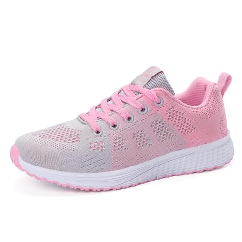 HOBTEC Damen-Sneaker, lässige Schnürschuhe, Straßenlauf-Sneaker(Color:B,Size:37 EU) von HOBTEC