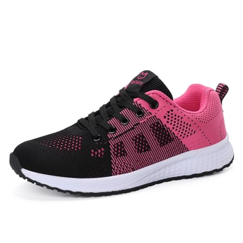 HOBTEC Damen-Sneaker, lässige Schnürschuhe, Straßenlauf-Sneaker(Color:C,Size:36 EU) von HOBTEC