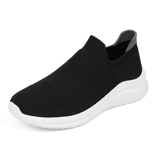 HOBTEC Damen-Turnschuhe, freihändiges Hineinschlüpfen, Bequeme Laufschuhe mit Fußgewölbeunterstützung(Color:A,Size:37 EU) von HOBTEC