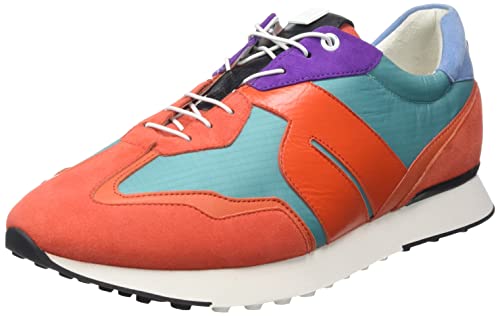 Högl Damen Rush Sneaker, Multi/Koralle, 37 EU Weit von HÖGL